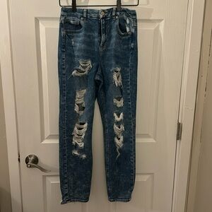 American Eagle Curvy Mom Jeans Size 4 Stretch